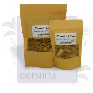 Calendula Herbal Tea in two sized packets