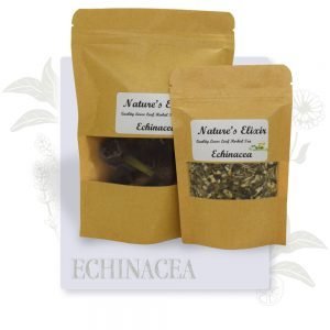 Echinacea Herbal Tea in two sized packets