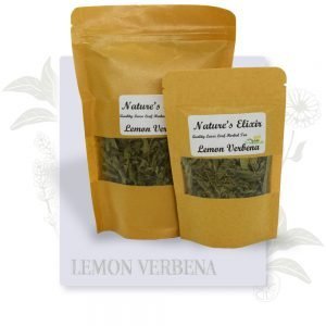 Lemon Verbena Herbal Tea in two sized packets