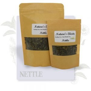 Nettle Herbal Tea in two sized packets